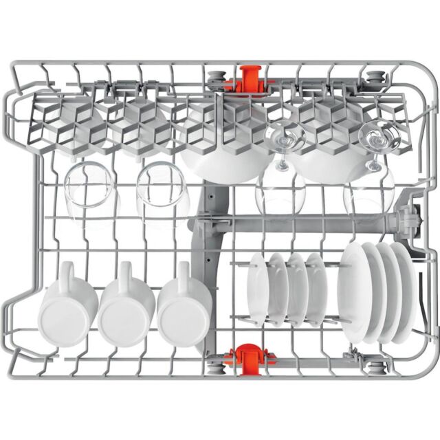 Hotpoint HSFE 1B19 S UK N Slimline 45cm Dishwasher - Silver