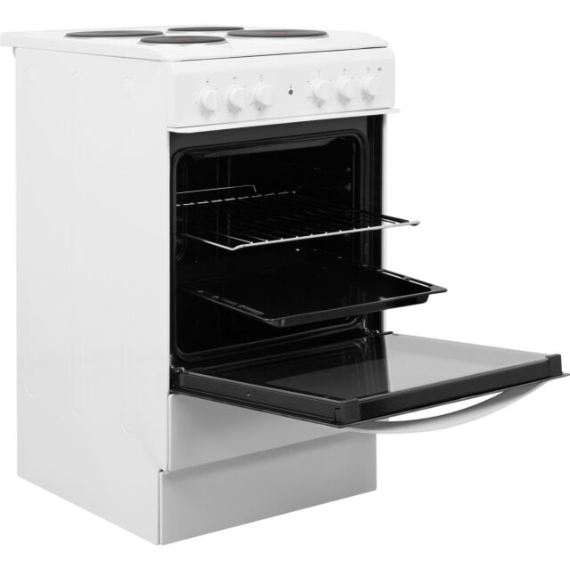 Indesit 50cm Electric Cooker - White - IS5E4KHW