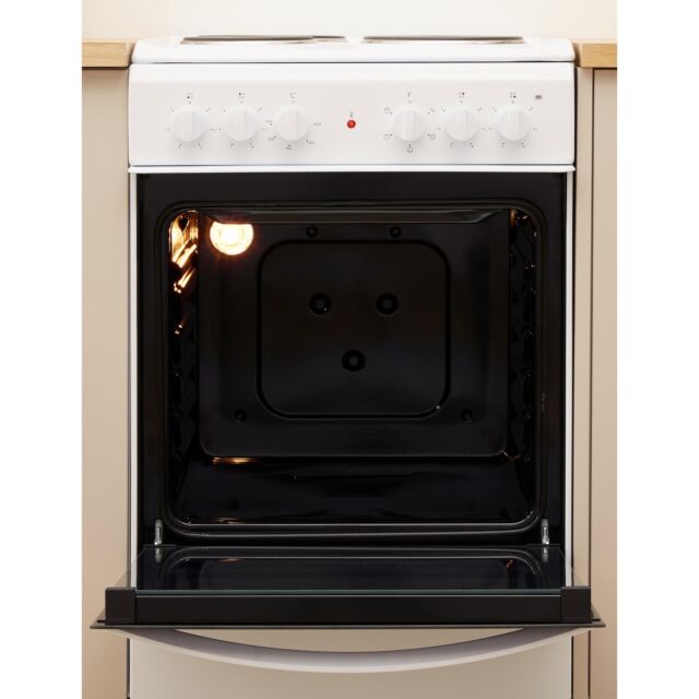 Indesit 50cm Electric Cooker - White - IS5E4KHW