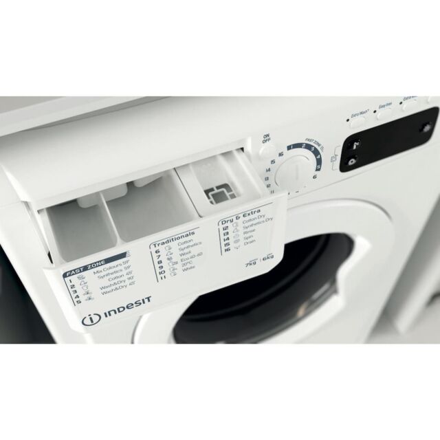 Indesit EWDE 761483 W UK Freestanding Washer Dryer - White