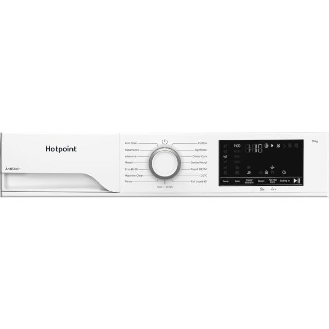 Hotpoint H101ANTISTAINUK AntiStain Freestanding 10kg Washing Machine with Steam
