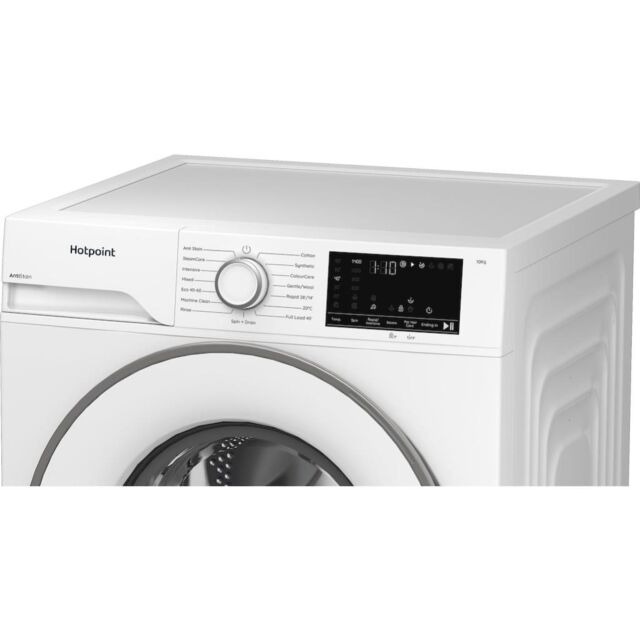 Hotpoint H101ANTISTAINUK AntiStain Freestanding 10kg Washing Machine with Steam