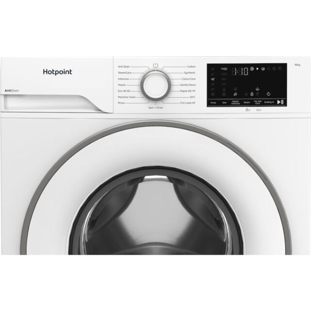 Hotpoint H101ANTISTAINUK AntiStain Freestanding 10kg Washing Machine with Steam