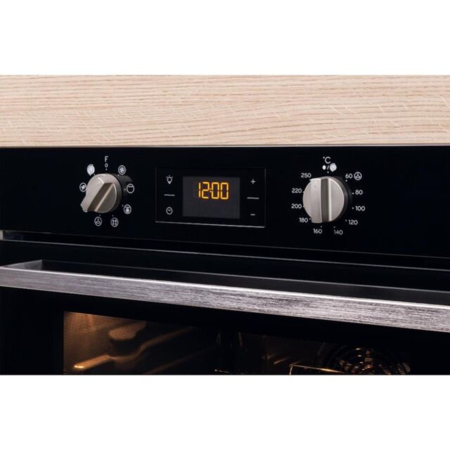 Indesit IFW 6340 BL UK Electric Single Built-In Oven - Black