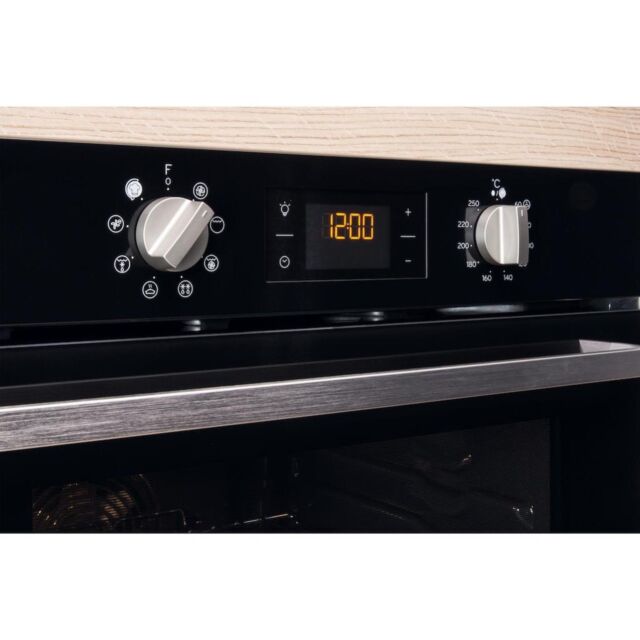 Indesit IFW 6340 BL UK Electric Single Built-In Oven - Black