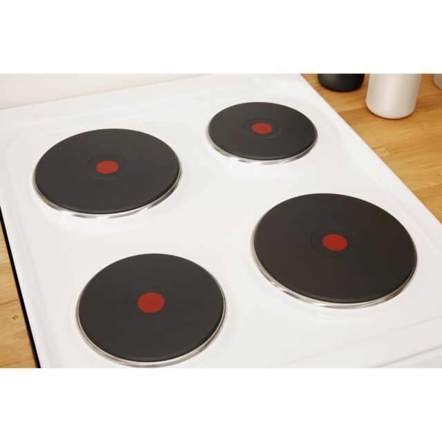 Indesit 50cm Electric Cooker - White - IS5E4KHW
