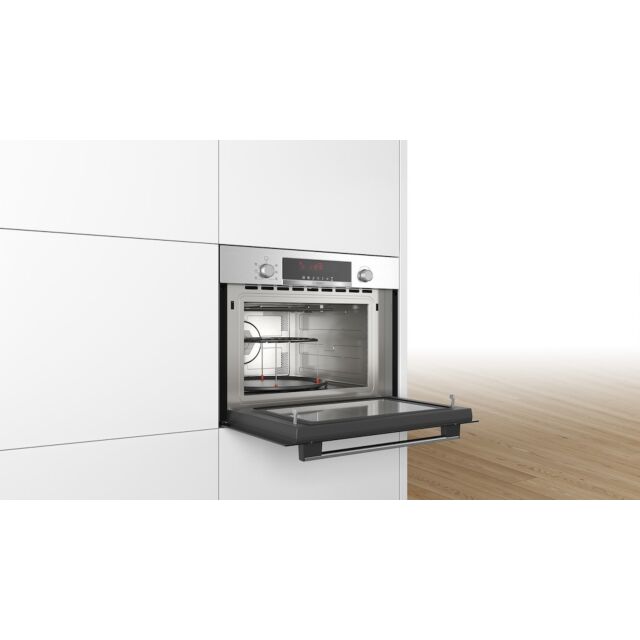 Bosch CMA583MS0B, Built-in microwave oven with hot air