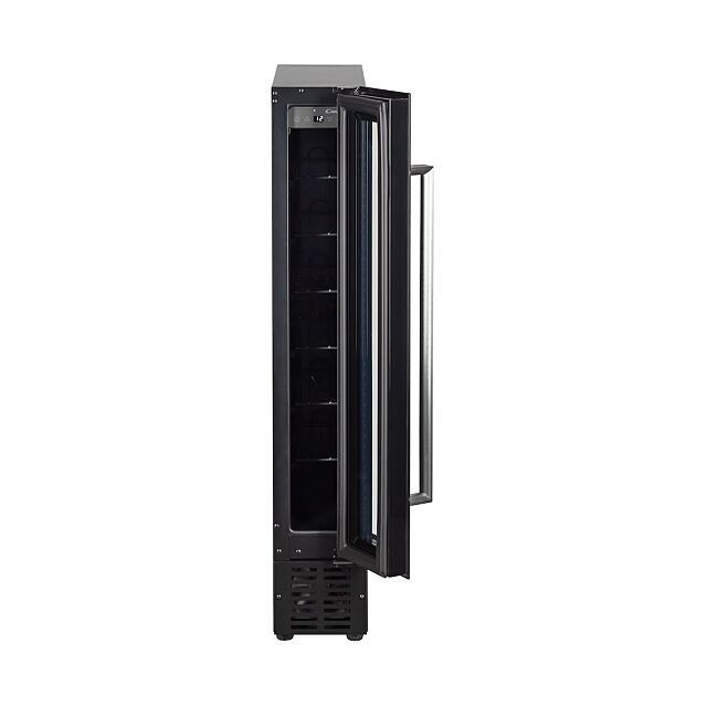 Candy CCVB 15 UK/1 15cm Integrated 7 Bottle Wine Cooler - Black - G Rated