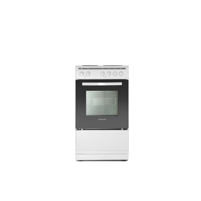 Montpellier MSE46W 50cm Electric Cooker in White