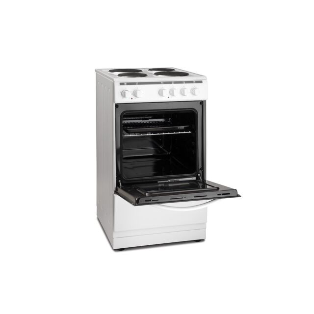 Montpellier MSE46W 50cm Electric Cooker in White