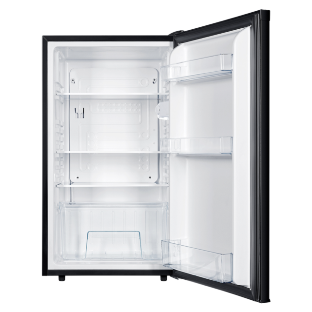 Iceking RL114BK Undercounter Larder Fridge in Black
