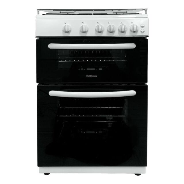 Statesman GDL60W 60cm Double Oven Gas Lidded Cooker