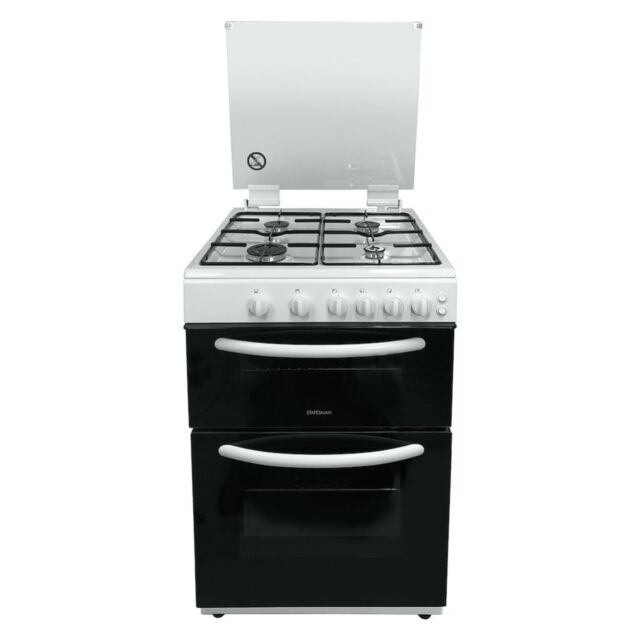 Statesman GDL60W 60cm Double Oven Gas Lidded Cooker