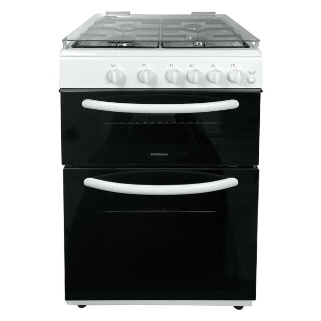 Statesman GDL60W 60cm Double Oven Gas Lidded Cooker