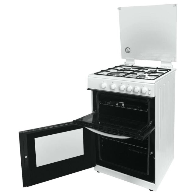 Statesman GDL60W 60cm Double Oven Gas Lidded Cooker