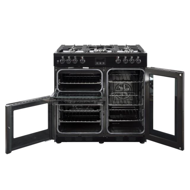 Belling Cookcentre 90DFT B 90cm Dual Fuel Range Cooker