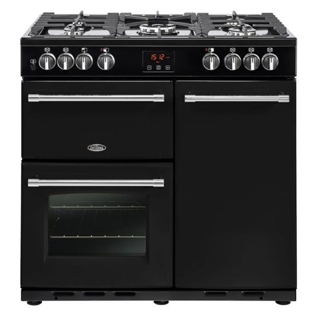 Belling Farmhouse 90DFT b 90cm Dual Fuel Range Cooker