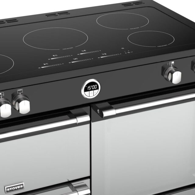 Stoves ST STER S1100Ei BK 110cm Induction Range Cooker