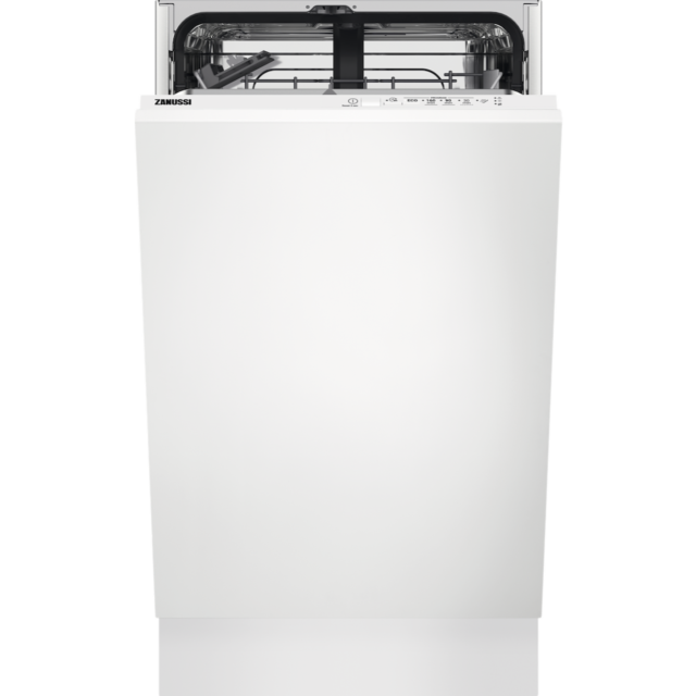 Zanussi Series 20 AirDry ZSLN1211 Fully Integrated Slimline Dishwasher with AirDry Technology + 9 Place Settings