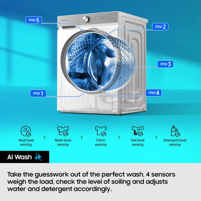 Samsung WF20DG8650BV Smart 20kg Commercial Washing Machine