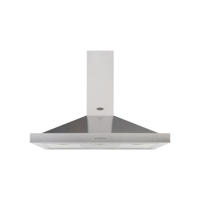 Belling 110cm Chimney Cooker Hood - Stainless Steel - 444443572