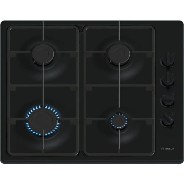 Bosch 60cm Gas Hob - Black - PBP6B6K60
Bosch PBP6B6K60 60cm Gas Hob - Black - PBP6B6K60
