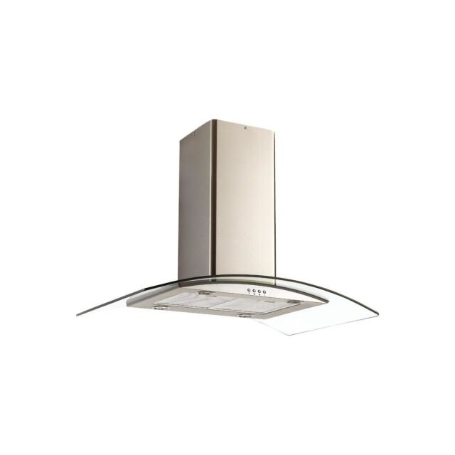 Candy CGI96NX 90cm Glass Chimney/Island Hood
