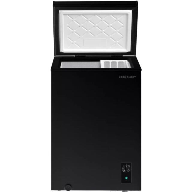 Cookology 99L Chest Freezer - Black - CCFZ99BK
