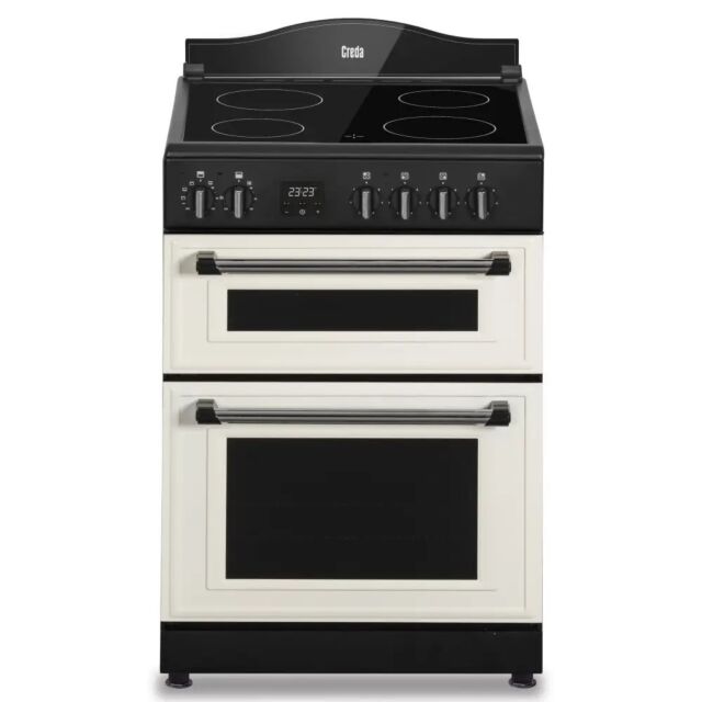 Creda 60cm Double Oven Electric Cooker - Cream - C60CMRCM