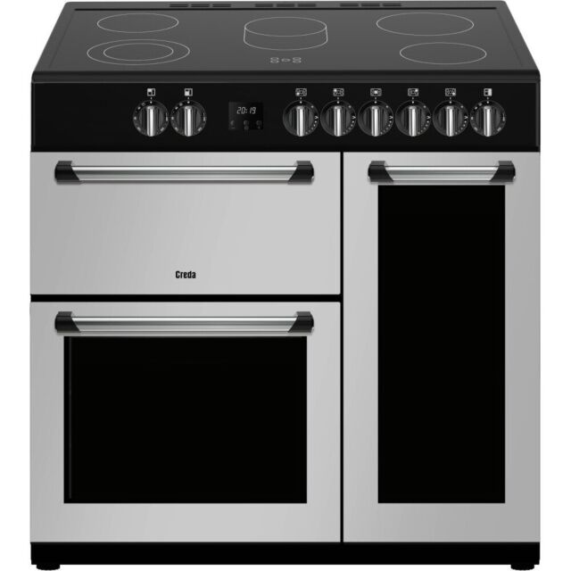 Creda 90cm Electric Range Cooker - Silver - C90RCCCS