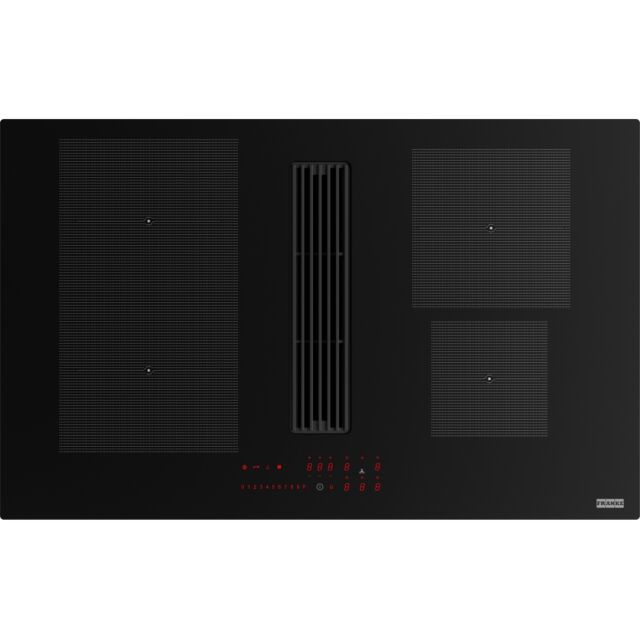 Franke Maris FMA8381HI 83cm Induction Hob With Extractor Built In - Black