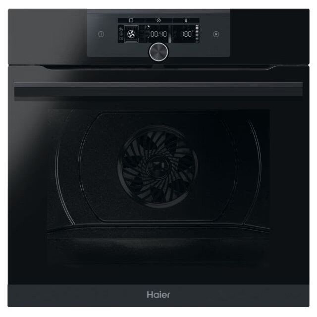 HAIER HWO60SM6F8BH Pyrolitic Single Oven - Black