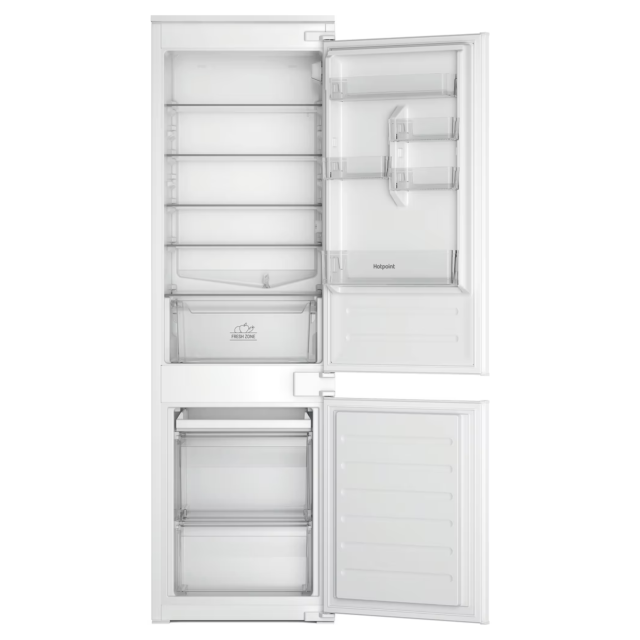Hotpoint 70/30 Integrated Low Frost Fridge Freezer - Sliding Hinge - HTC18D011A1