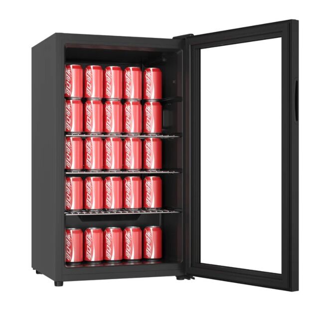 Ice King IKBEV85BK Drinks Fridge 48 X 87Cm 110Can Capacity