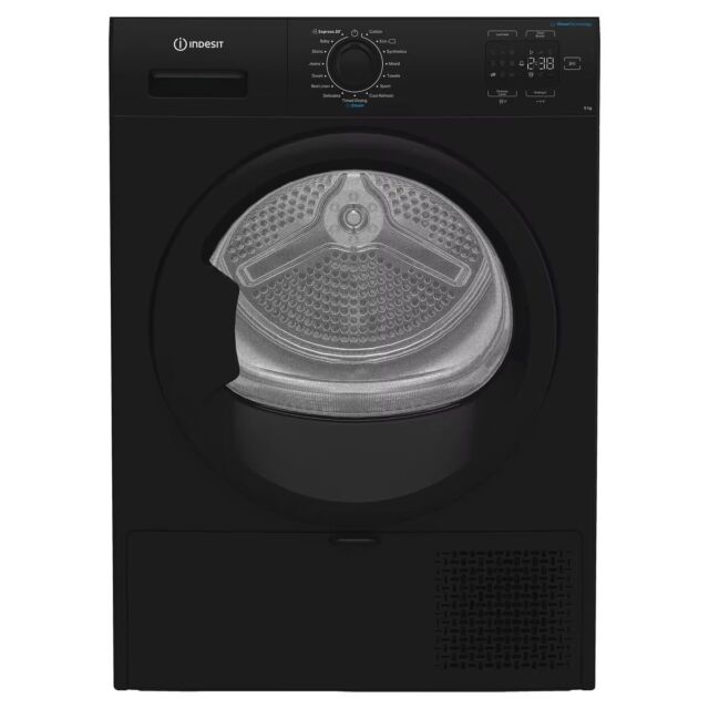 Indesit CYD92DBBUK 9kg Heat Pump Tumble Dryer - Black