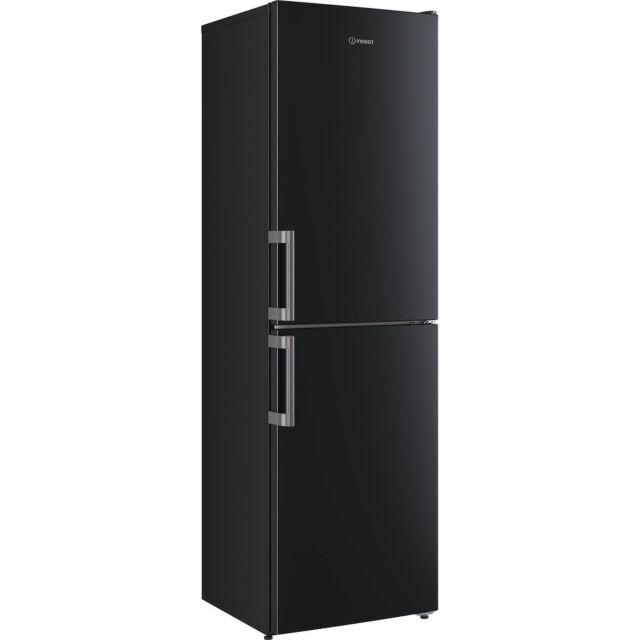 Indesit 55cm Fridge Freezer - Black - IB55732B