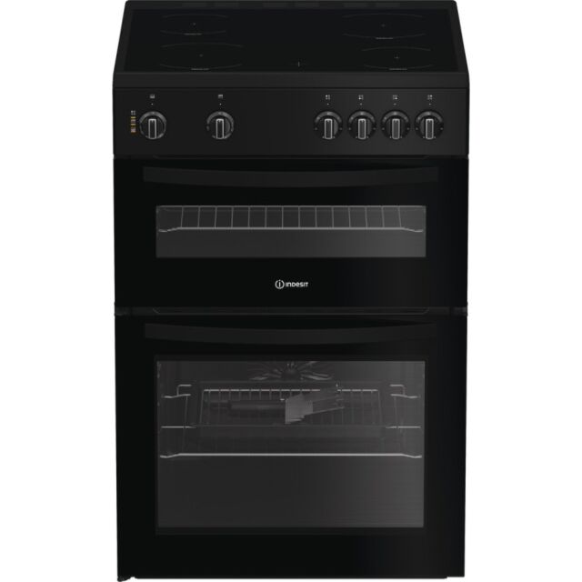 Indesit IDE6VMB 60cm (2D-DO) Electric Cooker