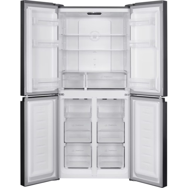 Indesit Frost Free American Fridge Freezer - Stainless Steel - INGF6421XP4UK