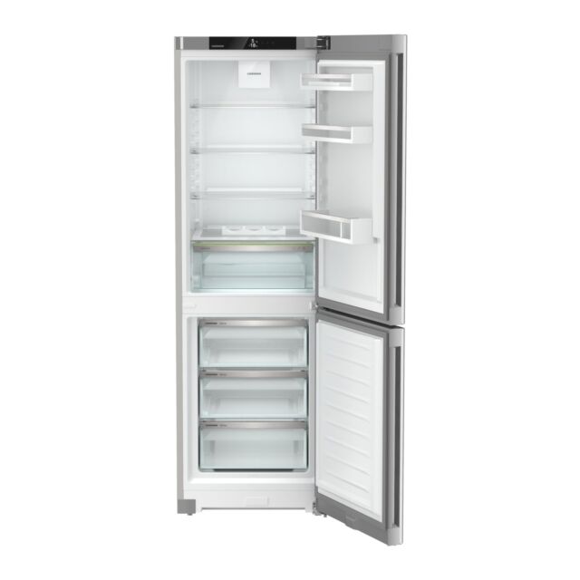 Liebherr 60cm Frost Free Fridge Freezer - Stainless Steel - CNsfd 5203-20