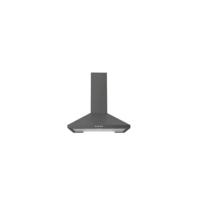 Luxair CH60PYRBK 60cm Chimney Hood