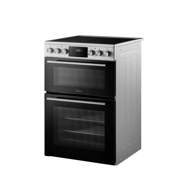 Midea MFO24EME4R118-SS 60cm Double Oven Cooker - Stainless Steel