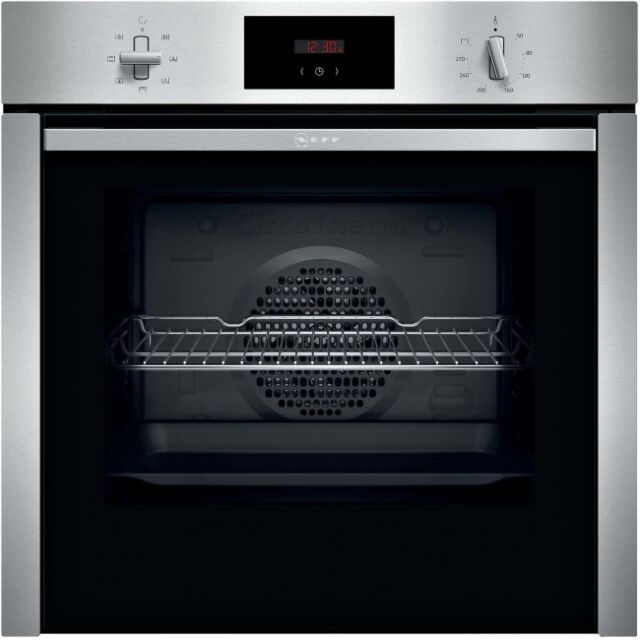 Neff Single Oven (Hide and Slide) - Stainless Steel - B3CCC0ANOB