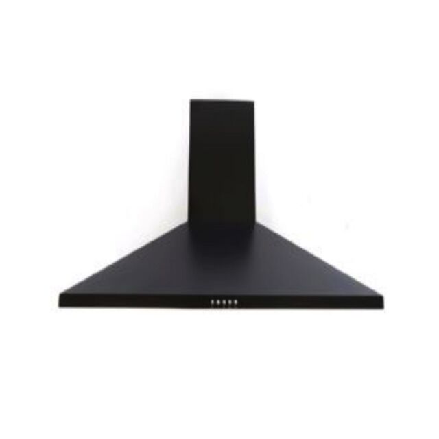 New World 90cm Chimney - Black - NW90CHBK