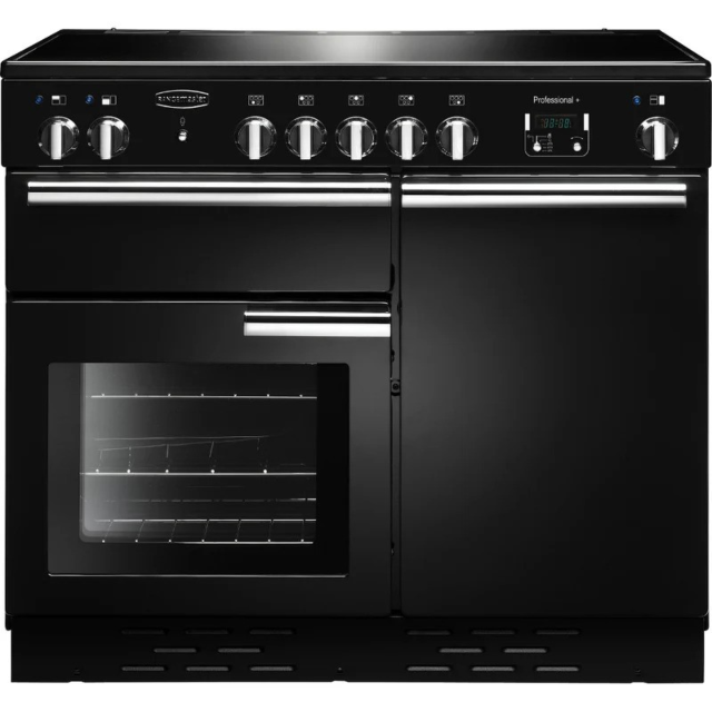 Rangemaster Professional Plus 100cm Electric Range Cooker - Black - PROP100ECBL