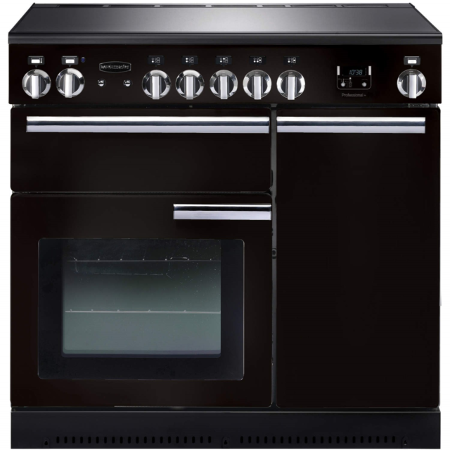 Ex Display Rangemaster Professional + 90cm Induction Range Cooker - Black - PROP90EIGB/C