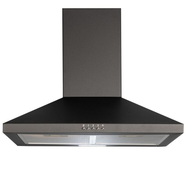 SIA 60cm Chimney Hood - Black - CHL60BL