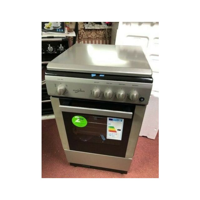 Statesman 50cm LPG Cooker - Silver - LEGACY50x50LPGS