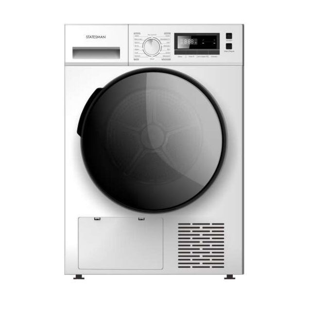 Statesman 8kg Heat Pump Tumble Dryer - White - THP18W