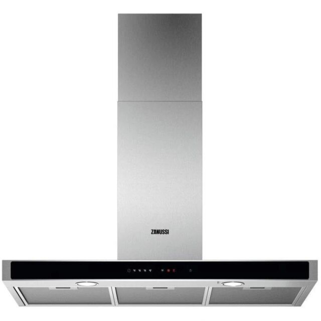 Zanussi 90cm Chimney Hood - Stainless Steel - ZFT919Y