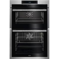 AEG Built In Double Up Oven - Stainless Steel - DCE731110